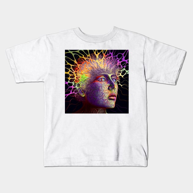 Neural TWO Kids T-Shirt by www.TheAiCollective.art